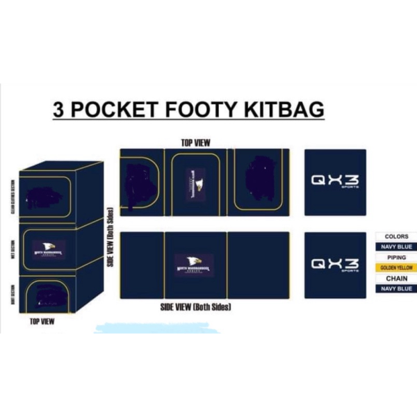 3 pocket bag